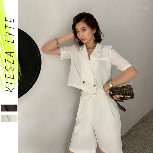 women's suits & blazers women blazer suit causal single button short half pants two piece sets 2021 summer office ladies pant suits1, White;black
women's suits & blazers women blazer suit causal single button short half pants two piece sets 2021 summer office ladies pant suits1, White;black