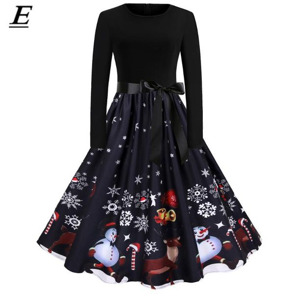 casual dresses black santa print vintage christmas dress women robe winter long sleeve elegant year party plus size vestidos 3xl, Black;gray
casual dresses black santa print vintage christmas dress women robe winter long sleeve elegant year party plus size vestidos 3xl, Black;gray