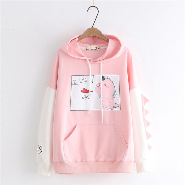 merry pretty women dinosaur sweatshirt with horns on sleeve cotton fleece hoodies sweatshirts winter hooded hawaii pullovers lj201102, Black
merry pretty women dinosaur sweatshirt with horns on sleeve cotton fleece hoodies sweatshirts winter hooded hawaii pullovers lj201102, Black