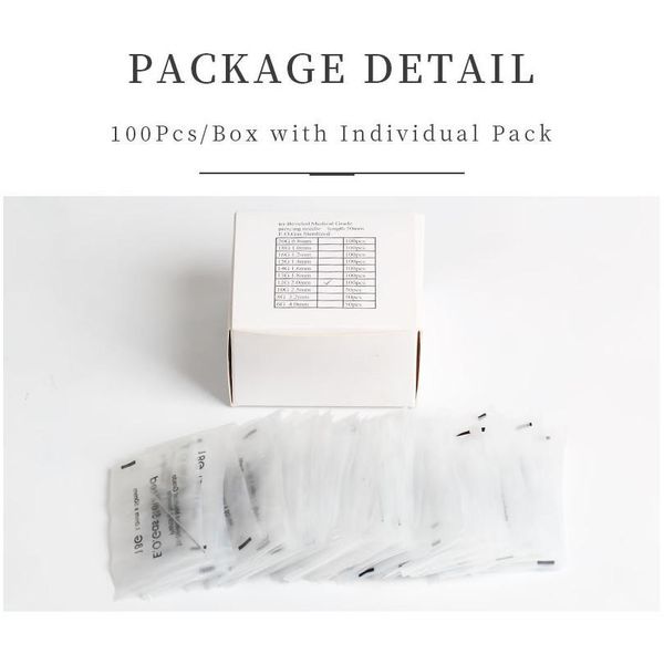 ghost spider 100 pcs piercing needles sterilized body piercing needles permanent makeup tattoo needles with individ jlldhw 
ghost spider 100 pcs piercing needles sterilized body piercing needles permanent makeup tattoo needles with individ jlldhw