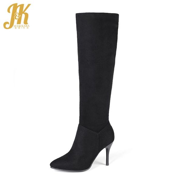 boots jk high heels thin women knee boot ladies shoes female pointd toe party winter big size 32-46, Black
boots jk high heels thin women knee boot ladies shoes female pointd toe party winter big size 32-46, Black