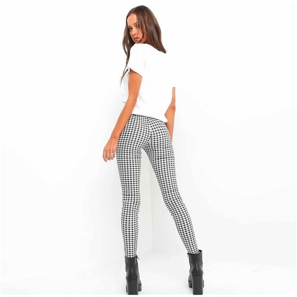 women plaid leggings slim pants exercise trousers solid compression pants 201118, Black;white
women plaid leggings slim pants exercise trousers solid compression pants 201118, Black;white