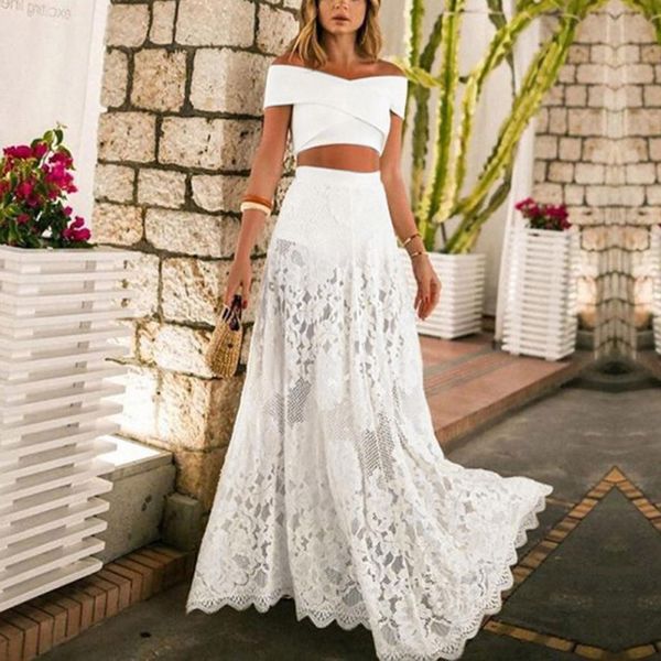women summer slash neck three-piece set beach dress evening party dress lace patchwork dresses holiday long party dress, Black;gray
women summer slash neck three-piece set beach dress evening party dress lace patchwork dresses holiday long party dress, Black;gray