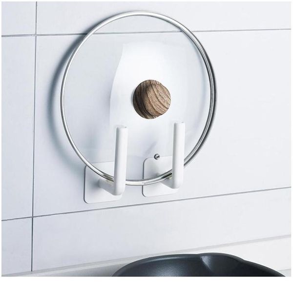 2pcs heavy self-adhesive hook seamless stickers storage rack holder wall shelf pot cover towel cling film hook kicthen bbyurz
2pcs heavy self-adhesive hook seamless stickers storage rack holder wall shelf pot cover towel cling film hook kicthen bbyurz