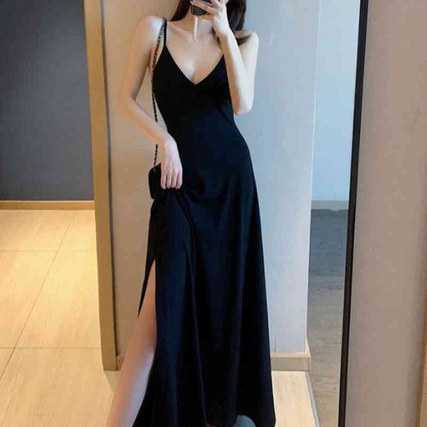 summer women dress deep v neck backless solid color stripe print sling dress women elegant dresses, Black;gray
summer women dress deep v neck backless solid color stripe print sling dress women elegant dresses, Black;gray