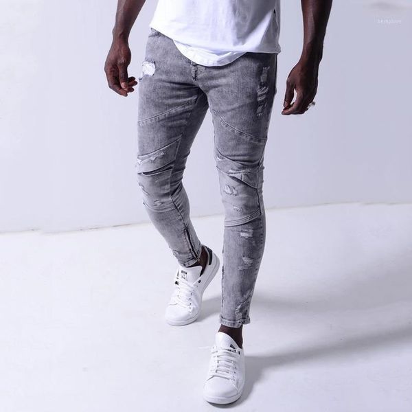 2020 men's jeans jeans men's distressed stretch ripped men hip hop slim fit denim cotton pants zipper1, Blue
2020 men's jeans jeans men's distressed stretch ripped men hip hop slim fit denim cotton pants zipper1, Blue
