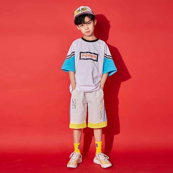 new hip hop costumes kids boys jazz dance child costume loose white round neck short sleeve shorts dancing outfit bdy029, Black;red
new hip hop costumes kids boys jazz dance child costume loose white round neck short sleeve shorts dancing outfit bdy029, Black;red