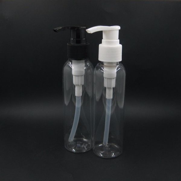 4oz / 120ml пустой космо круглую пластиковую бутылку, ясную бутылку для домашних животных с черными / белыми блокирующими насосами 4oz / 120
4oz / 120ml пустой космо круглую пластиковую бутылку, ясную бутылку для домашних животных с черными / белыми блокирующими насосами 4oz / 120