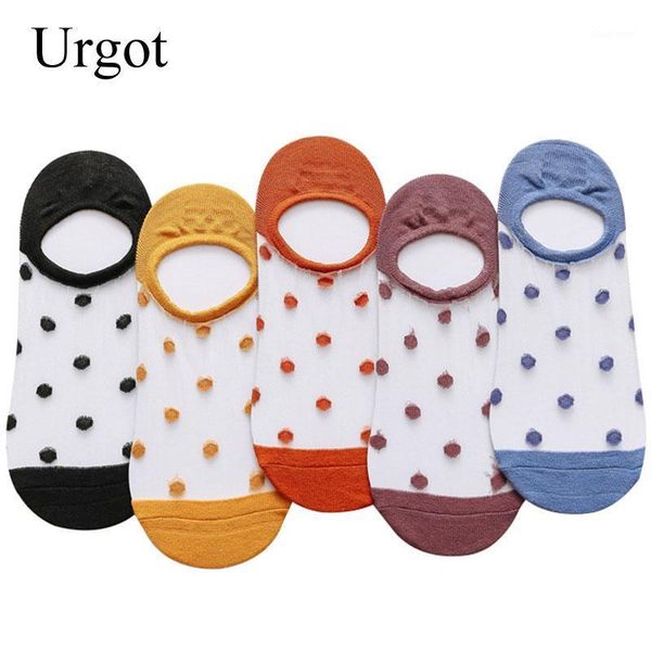 urgot 5 pairs women's new silk invisible socks women summer breathable dot invisible boat socks silicone non-slip meias1, Black;white
urgot 5 pairs women's new silk invisible socks women summer breathable dot invisible boat socks silicone non-slip meias1, Black;white