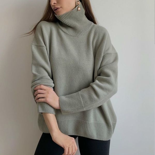 2021 new women's turtlenecks large solid dimensions long sleeves knitted or crocheted sweaters office ladies'clothes winter clothe, White;black
2021 new women's turtlenecks large solid dimensions long sleeves knitted or crocheted sweaters office ladies'clothes winter clothe, White;black