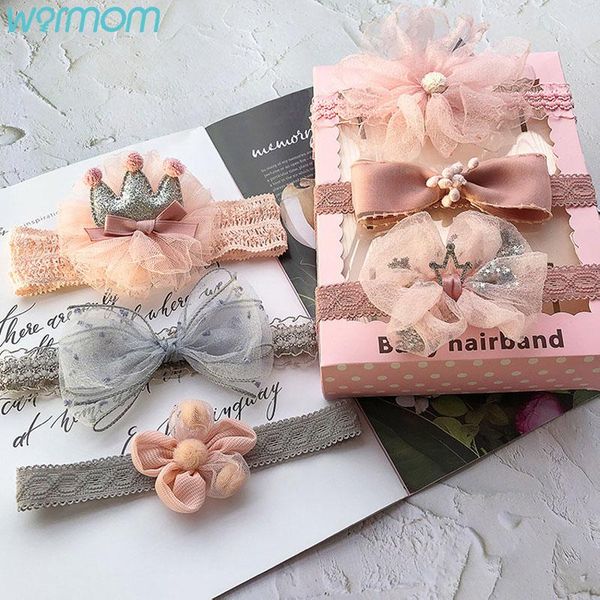 warmom 3pcs lace floral headband bow headbands for cute kids girls hair accessories turban hairband children soft headband, Slivery;white
warmom 3pcs lace floral headband bow headbands for cute kids girls hair accessories turban hairband children soft headband, Slivery;white