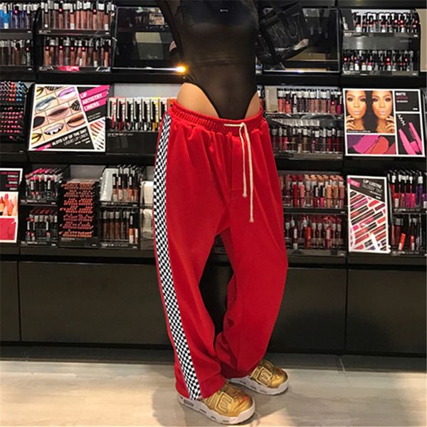 2021 new pants women new ladies hip hop female chess striped tie belt track clue kn09, Black;white
2021 new pants women new ladies hip hop female chess striped tie belt track clue kn09, Black;white