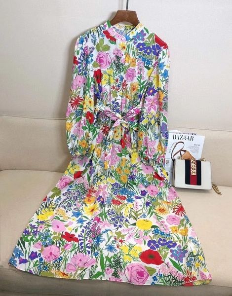 2021 spring new fashion round neckline slimming long sleeve shirt skirt floral skirt elegant long dress dress woman, Black;pink
2021 spring new fashion round neckline slimming long sleeve shirt skirt floral skirt elegant long dress dress woman, Black;pink