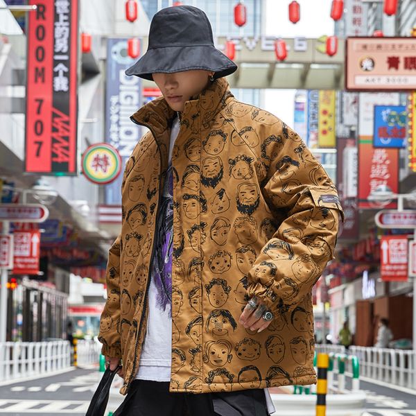 2021 the new new jackets poster cotton quilted hip jacket streetwear winter outwear 6wnn, Black
2021 the new new jackets poster cotton quilted hip jacket streetwear winter outwear 6wnn, Black