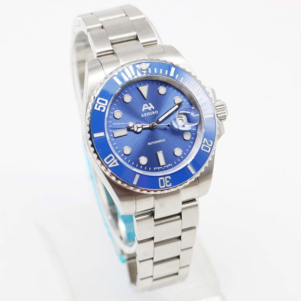 u1 factory blue dial ceramic bezl aehibo automatic 2813 movement 40mm 116613 watches st9 stainless steel mens wristwatches, Slivery;brown
u1 factory blue dial ceramic bezl aehibo automatic 2813 movement 40mm 116613 watches st9 stainless steel mens wristwatches, Slivery;brown