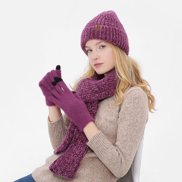 winter hat and scarf set for women girl 's knitted hat wool hat cotton skullies female cap and scarves gloves set solid color, Blue;gray
winter hat and scarf set for women girl 's knitted hat wool hat cotton skullies female cap and scarves gloves set solid color, Blue;gray