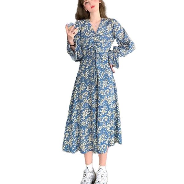 women's spring autumn dress women's elegant long sleeve printed v-neck lace up japanese sweet dress 3407, Black;gray
women's spring autumn dress women's elegant long sleeve printed v-neck lace up japanese sweet dress 3407, Black;gray
