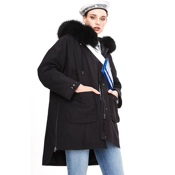 2021 new hooded sleeve thick long real fur women warm coat mid length winter clothes feminino 0otg, Black;brown
2021 new hooded sleeve thick long real fur women warm coat mid length winter clothes feminino 0otg, Black;brown