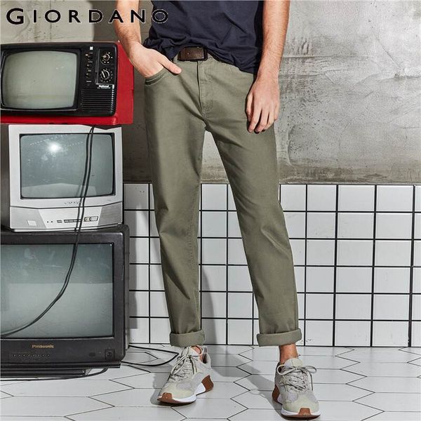 giordano men pants men stretchy cotton spandex solid color casual pants men zip front button closure pantalones hombre 201126, Black
giordano men pants men stretchy cotton spandex solid color casual pants men zip front button closure pantalones hombre 201126, Black