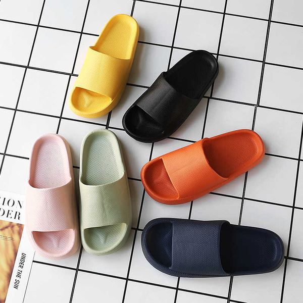 men's and women's bathroom with a sense of stepping on excrement in summer home thick soled lovers' one-way slippers eva indo, Black
men's and women's bathroom with a sense of stepping on excrement in summer home thick soled lovers' one-way slippers eva indo, Black