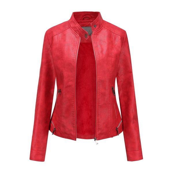 2021 new long sleeve short motorcycle women's clothes washed winter clothing plus velvet leather new woman's sanding jacket yxc0, Black
2021 new long sleeve short motorcycle women's clothes washed winter clothing plus velvet leather new woman's sanding jacket yxc0, Black