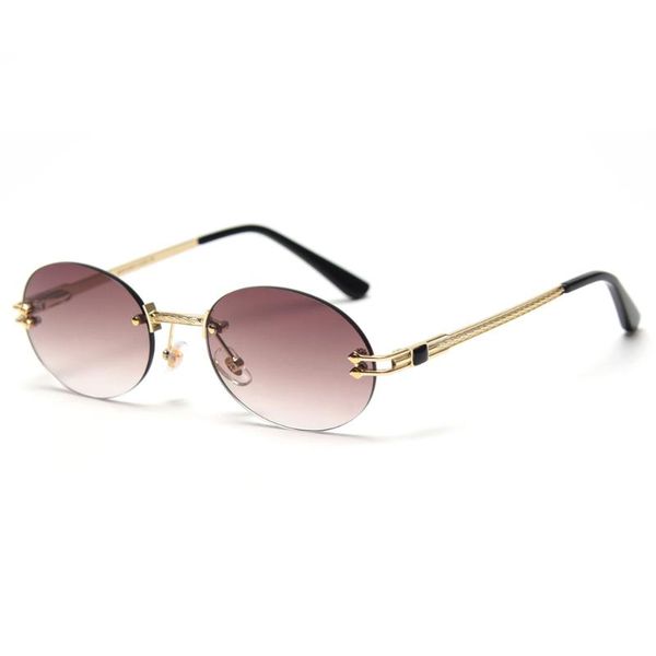 veshion small oval sunglasses mirror men uv400 retro rimless round sun glasses vintage woman 2021 spring summer gift items, White;black
veshion small oval sunglasses mirror men uv400 retro rimless round sun glasses vintage woman 2021 spring summer gift items, White;black