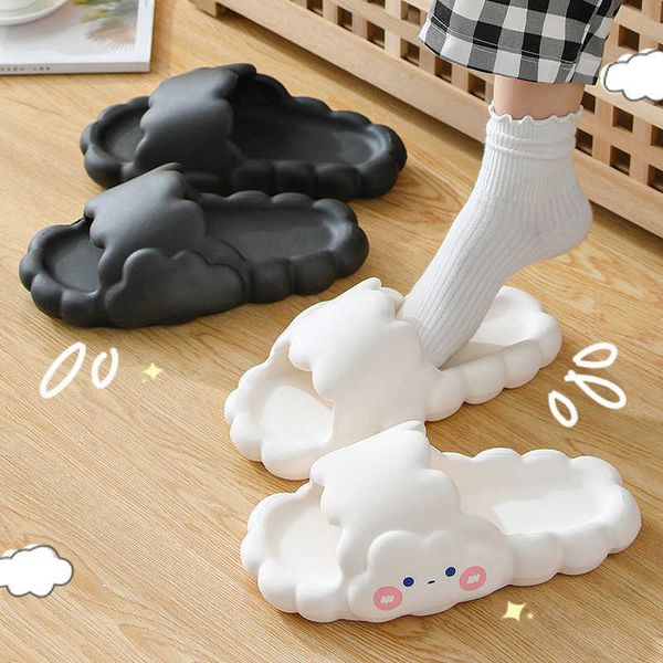 cloud trampling on excrement female summer home eva antiskid thick soled lovers indoor slippers for outdoor wear, Black
cloud trampling on excrement female summer home eva antiskid thick soled lovers indoor slippers for outdoor wear, Black