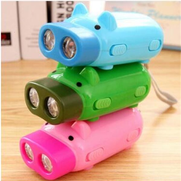 creative novely piggy hand pressing pig pressure self-generating mini flashlight 2 led flashlights portable outdoor torc, Silver
creative novely piggy hand pressing pig pressure self-generating mini flashlight 2 led flashlights portable outdoor torc, Silver