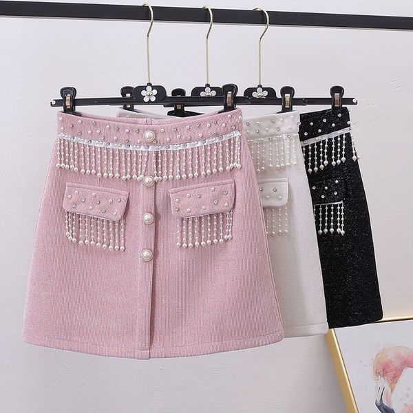 autumn 2021 new and winter women's fringe fine high-to-line pink female skirt y375 pslz, Black
autumn 2021 new and winter women's fringe fine high-to-line pink female skirt y375 pslz, Black