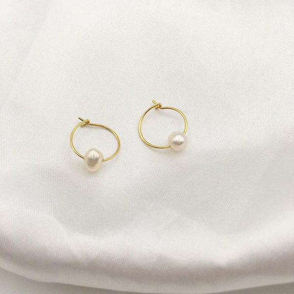 hoop & huggie 14kgf white baroque pearl earrings handmade designer jewelry hook for women, Golden;silver
hoop & huggie 14kgf white baroque pearl earrings handmade designer jewelry hook for women, Golden;silver