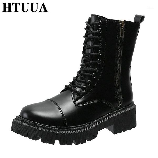 htuua 2020 autumn motorcycle boots women warm plush winter boots casual lace-up ankle platform ladies shoes sx42821, Black
htuua 2020 autumn motorcycle boots women warm plush winter boots casual lace-up ankle platform ladies shoes sx42821, Black