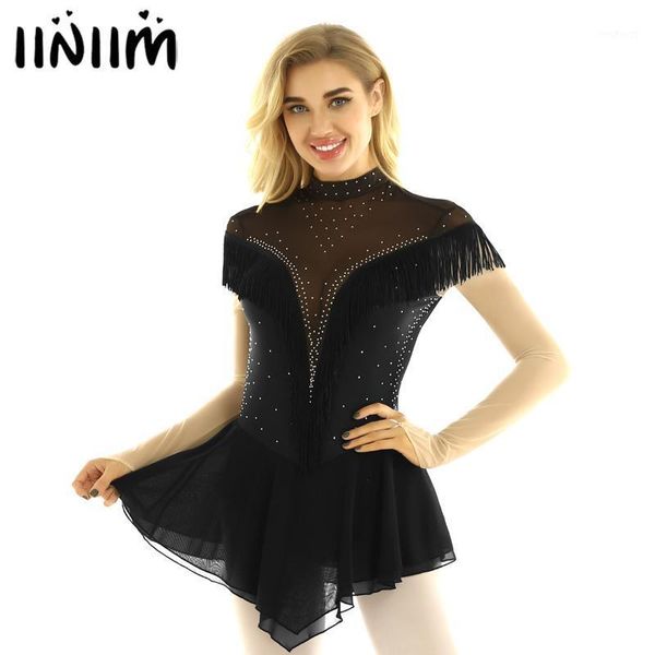 women adults classic backless shiny rhinestones tassels figure ice skating leotard dress for leotard dance competition dress1, Black;red
women adults classic backless shiny rhinestones tassels figure ice skating leotard dress for leotard dance competition dress1, Black;red