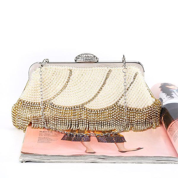 luxury rhinestones tassel women clutches evening bags fine pearl beaded handmade females party bags chain shoulder purse clutch
luxury rhinestones tassel women clutches evening bags fine pearl beaded handmade females party bags chain shoulder purse clutch