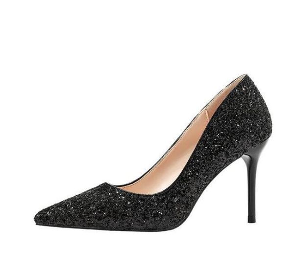 sales34-40 euramnerican women pointed high heel pumps sequin women's single shoes stiletto wedding shoes bridesmaid evening dress shoes, Black
sales34-40 euramnerican women pointed high heel pumps sequin women's single shoes stiletto wedding shoes bridesmaid evening dress shoes, Black