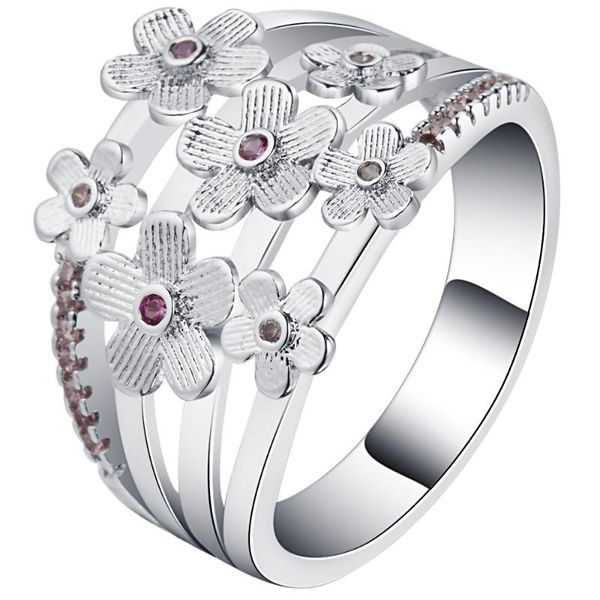 ufooro romantic zircon stone flower rings femme silver color beautiful female big multi-layer round rings for women bijoux gift, Slivery;golden
ufooro romantic zircon stone flower rings femme silver color beautiful female big multi-layer round rings for women bijoux gift, Slivery;golden