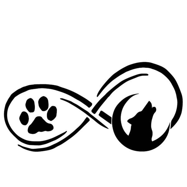 17.4cm*8.3cm wolf and paw prints car stickers vinyl decal bumper decorate accessories black/silver c4-1153
17.4cm*8.3cm wolf and paw prints car stickers vinyl decal bumper decorate accessories black/silver c4-1153