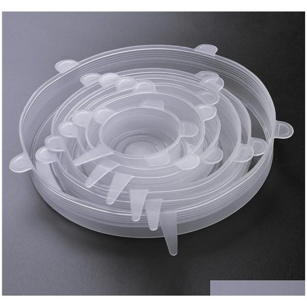 6pcs/set sile stretch suction pot lids food grade fresh keeping wrap seal lid pan cover 4 color nice kitchen ac qylhkp mj_bag
6pcs/set sile stretch suction pot lids food grade fresh keeping wrap seal lid pan cover 4 color nice kitchen ac qylhkp mj_bag