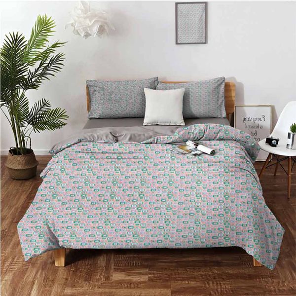 hand drawn art sketchy style pattern with rhombus shapes cells in pastel colorsbedding 3-piece set
hand drawn art sketchy style pattern with rhombus shapes cells in pastel colorsbedding 3-piece set