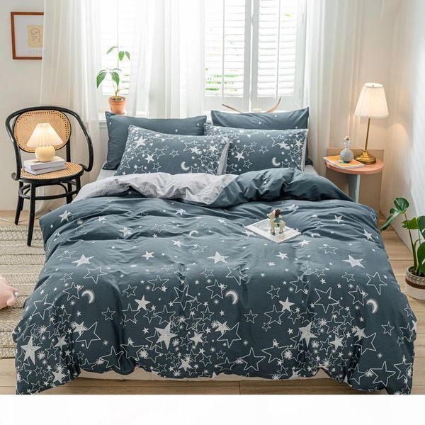 tutubird-gray star and moon print bedding set bedclothes 100% cotton bed linen soft king twin duvet cover home textile
tutubird-gray star and moon print bedding set bedclothes 100% cotton bed linen soft king twin duvet cover home textile