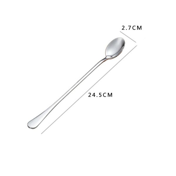 24cm long handle spoon stainless steel tableware tea dessert coffee spoon bar drink cocktail mixing spoon kitchen supplies h bbymvh
24cm long handle spoon stainless steel tableware tea dessert coffee spoon bar drink cocktail mixing spoon kitchen supplies h bbymvh