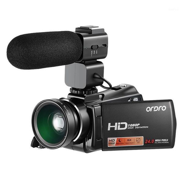 ordro hdv-v7plus digital video camera hd wide angle dv outdoor travel home video small wide angle microphone set1
ordro hdv-v7plus digital video camera hd wide angle dv outdoor travel home video small wide angle microphone set1