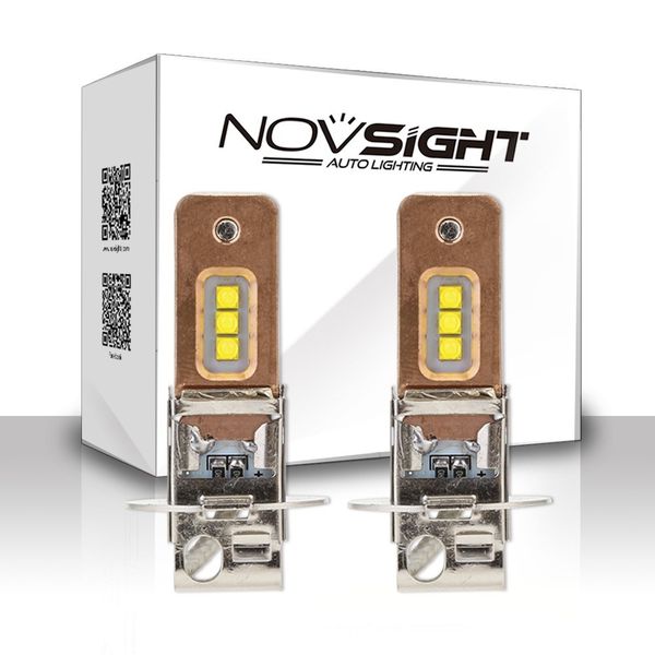 novsight h3 60w 1800lm car led headlights fog lights copper heat conduction 6000k white fog lamps bulbs 
novsight h3 60w 1800lm car led headlights fog lights copper heat conduction 6000k white fog lamps bulbs