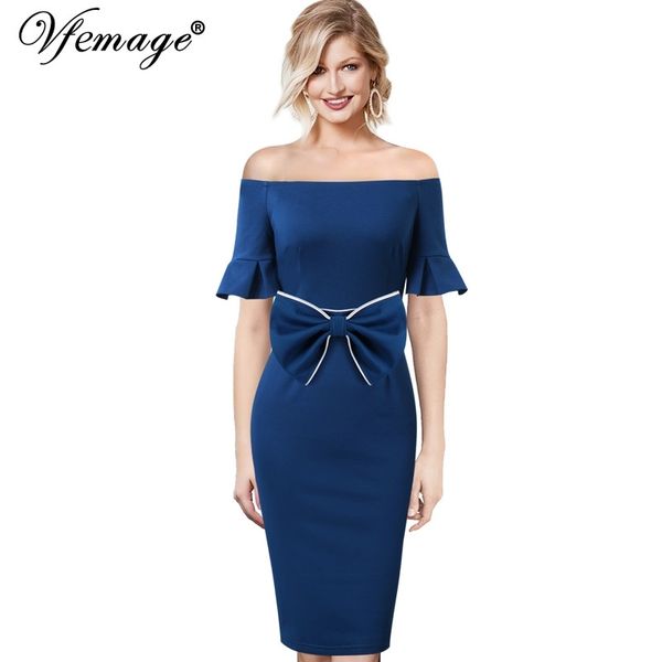vfemage womens elegant off shoulder ruffle flare bell sleeve belt bow cocktail party fitted bodycon pencil sheath dress 369 y200418, Black;pink
vfemage womens elegant off shoulder ruffle flare bell sleeve belt bow cocktail party fitted bodycon pencil sheath dress 369 y200418, Black;pink