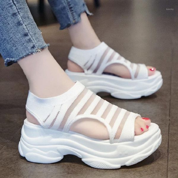 casual sandals women 2021summer new all-match flying woven stretch socks shoes breathable fashion high-heeled platform lazy shoe1, Black
casual sandals women 2021summer new all-match flying woven stretch socks shoes breathable fashion high-heeled platform lazy shoe1, Black