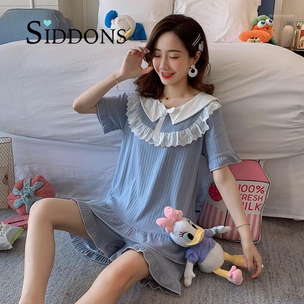 women's sleepwear siddons 2021 short-sleeved pajamas chic female princess shorts casual patchwork tracksuit women loose sets1, Black;red
women's sleepwear siddons 2021 short-sleeved pajamas chic female princess shorts casual patchwork tracksuit women loose sets1, Black;red