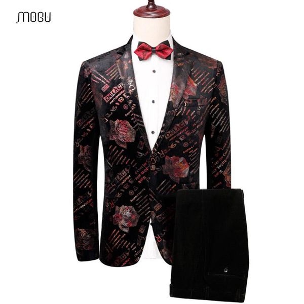 mogu mans two pieces suits with single-breasted 2020 new vogue floral suits slim fit tuxedo costume homme groom 5xl, White;black
mogu mans two pieces suits with single-breasted 2020 new vogue floral suits slim fit tuxedo costume homme groom 5xl, White;black