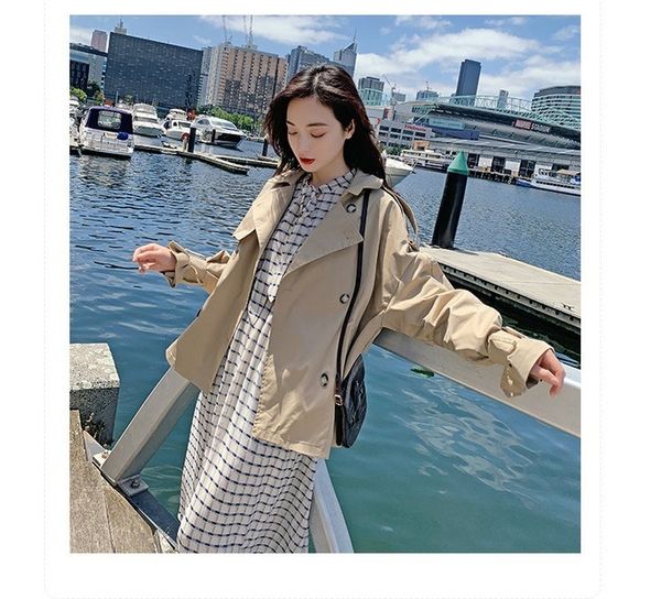 2021 new korean fashions in super popular jacket small female short button double breasted fine spring and autumn gzvu, Tan;black
2021 new korean fashions in super popular jacket small female short button double breasted fine spring and autumn gzvu, Tan;black