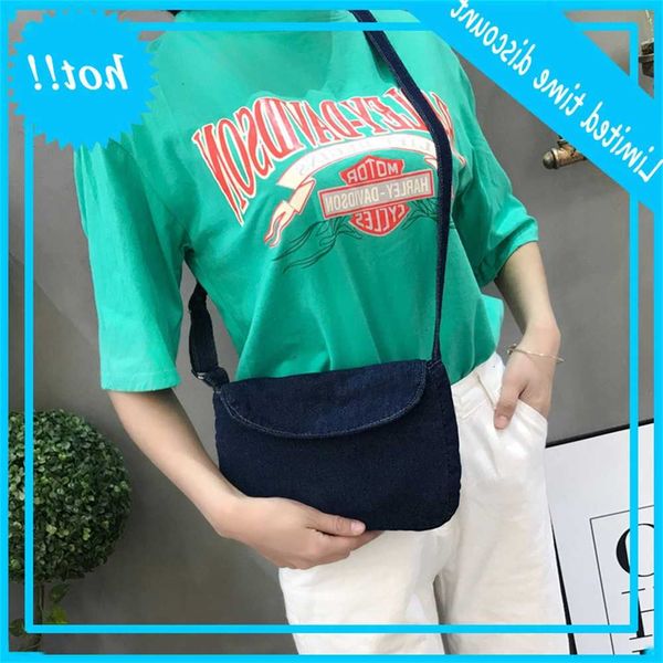 50pcs women retro persoanl demin flap cover cross body bag
50pcs women retro persoanl demin flap cover cross body bag