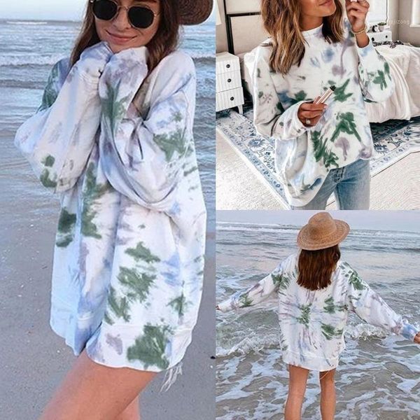 2020 vintage wintger autumn warm tiedie sweater women's tie-dye sweatshirts long sleeve crewneck casual pullover shirts toops1, White;black
2020 vintage wintger autumn warm tiedie sweater women's tie-dye sweatshirts long sleeve crewneck casual pullover shirts toops1, White;black