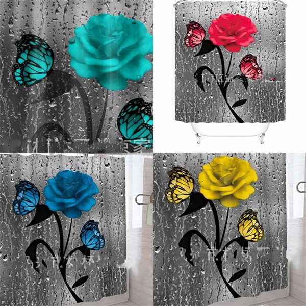polyester cloth shower curtain fashion home decor digital printing flower convenient waterproof bathroom curtains household supplies 46yj f2
polyester cloth shower curtain fashion home decor digital printing flower convenient waterproof bathroom curtains household supplies 46yj f2
